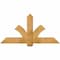 Ekena Millwork Redmond Rough Sawn Timber Gable Bracket, Western Red Cedar, 60"W x 30"H x 4"D x 6"F, 12/12 Pitch GBW060X30X0406RED00RWR - alternate 1